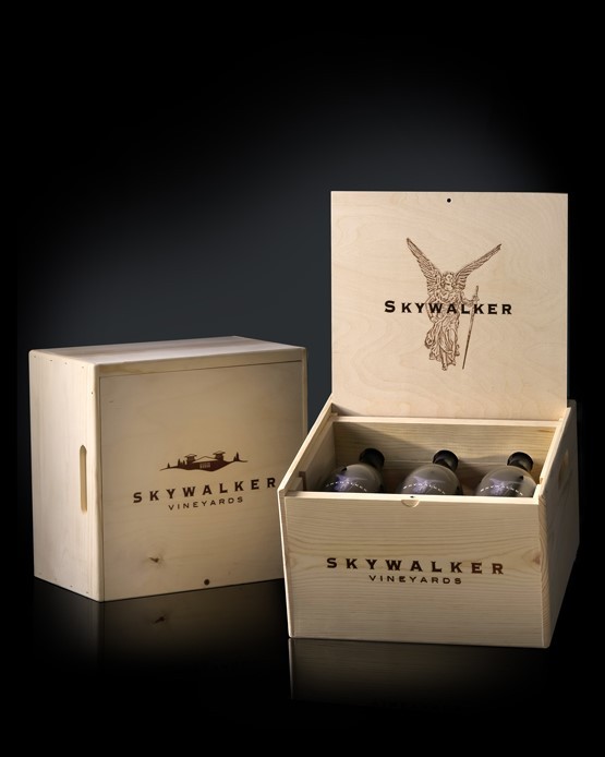 Pine Collector's (6) Bottle Box