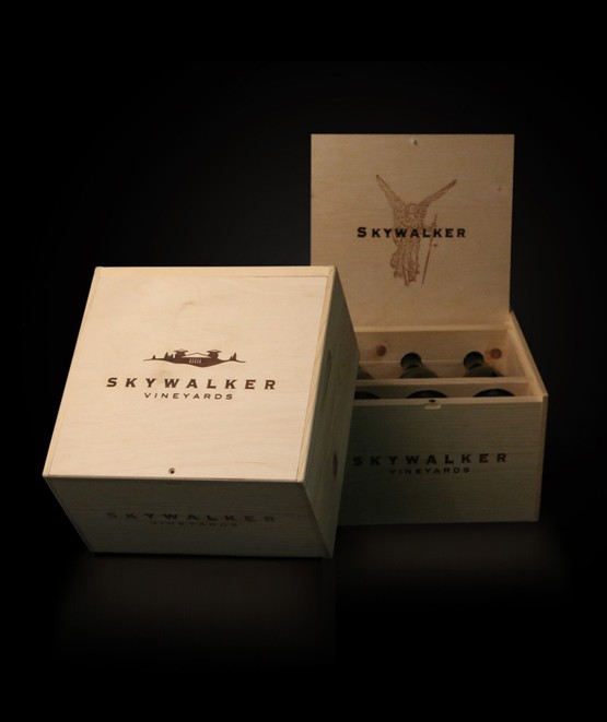 Pine Collector's Box - 6 Bottle Image