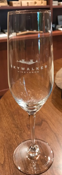 Riedel Champagne Flute SVL Logo on Bowl
